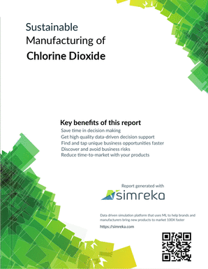 Sustainable Manufacturing of Chlorine Dioxide