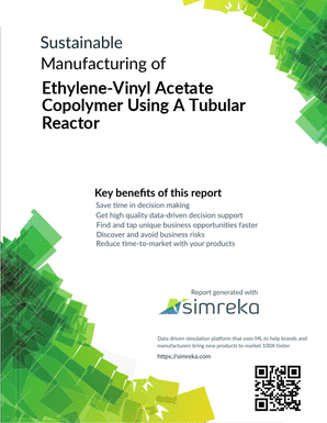 Sustainable Manufacturing of Ethylene-Vinyl Acetate Copolymer Using A Tubular Reactor