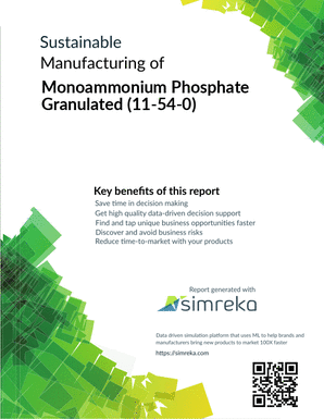 Sustainable Manufacturing of Monoammonium Phosphate Granulated (11-54-0)
