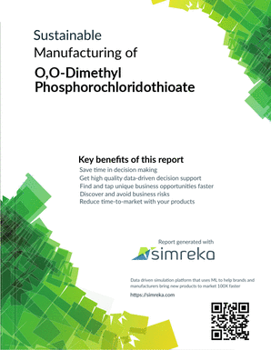 Sustainable Manufacturing of O,O-Dimethyl Phosphorochloridothioate