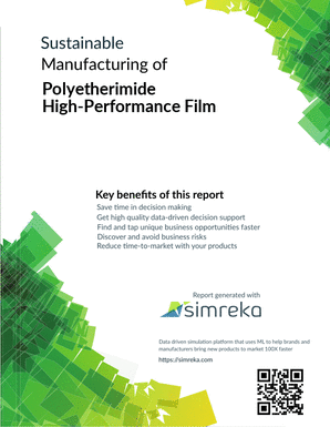 Sustainable Manufacturing of Polyetherimide High-Performance Film