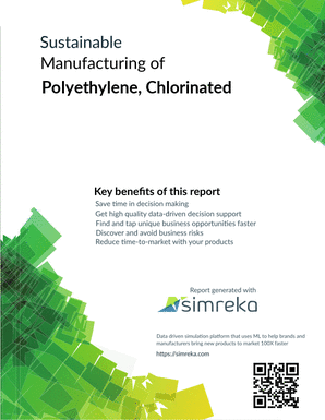 Sustainable Manufacturing of Polyethylene, Chlorinated
