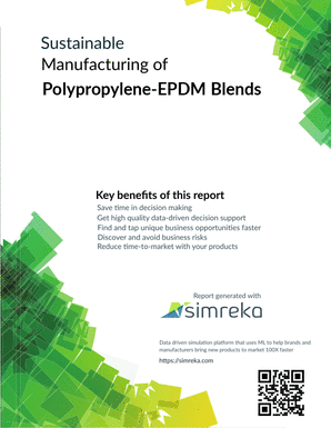 Sustainable Manufacturing of Polypropylene-EPDM Blends