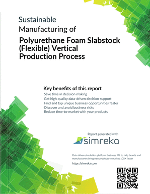 Sustainable Manufacturing of Polyurethane Foam Slabstock (Flexible) Vertical Production Process