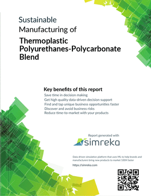 Sustainable Manufacturing of Thermoplastic Polyurethanes-Polycarbonate Blend
