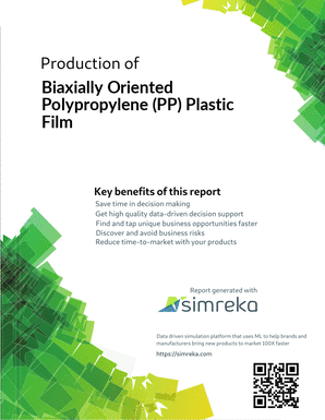 Production of Biaxially Oriented Polypropylene (PP) Plastic Film