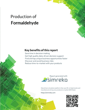 Production of Formaldehyde