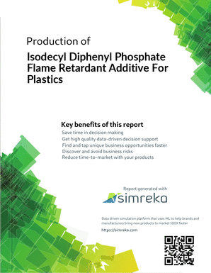 Production of Isodecyl Diphenyl Phosphate Flame Retardant Additive For Plastics