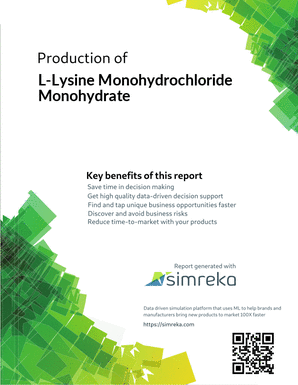 Production of L-Lysine Monohydrochloride Monohydrate