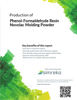 Production of Phenol-Formaldehyde Resin Novolac Molding Powder