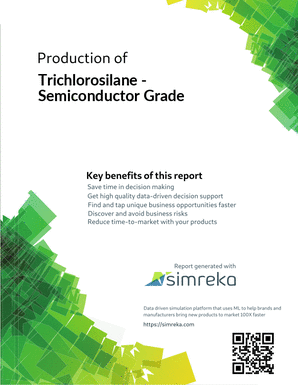 Production of Trichlorosilane - Semiconductor Grade